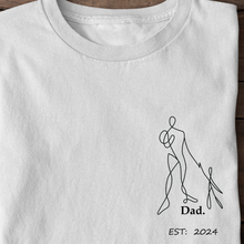 Load image into Gallery viewer, Dad. Shirt,  personalisierbares Datum,  - Premium Shirt