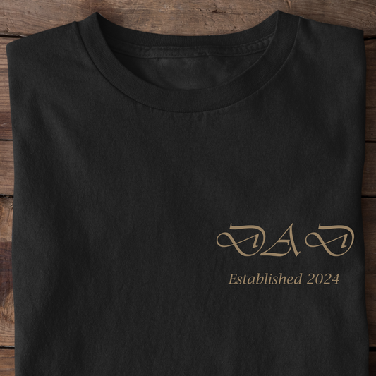 DAD established 2024, Datum personalisierbar - Premium Shirt