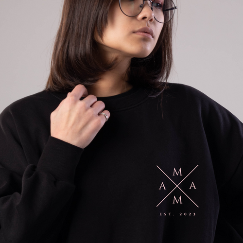 Mama Cross Premium Sweater, Datum personalisierbar - Premium Sweatshirt