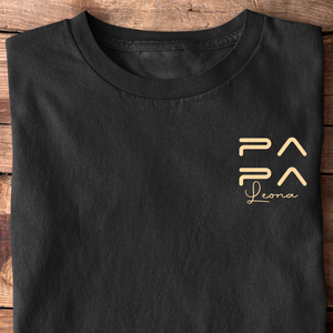 Papa T-Shirt + personalisierter Name