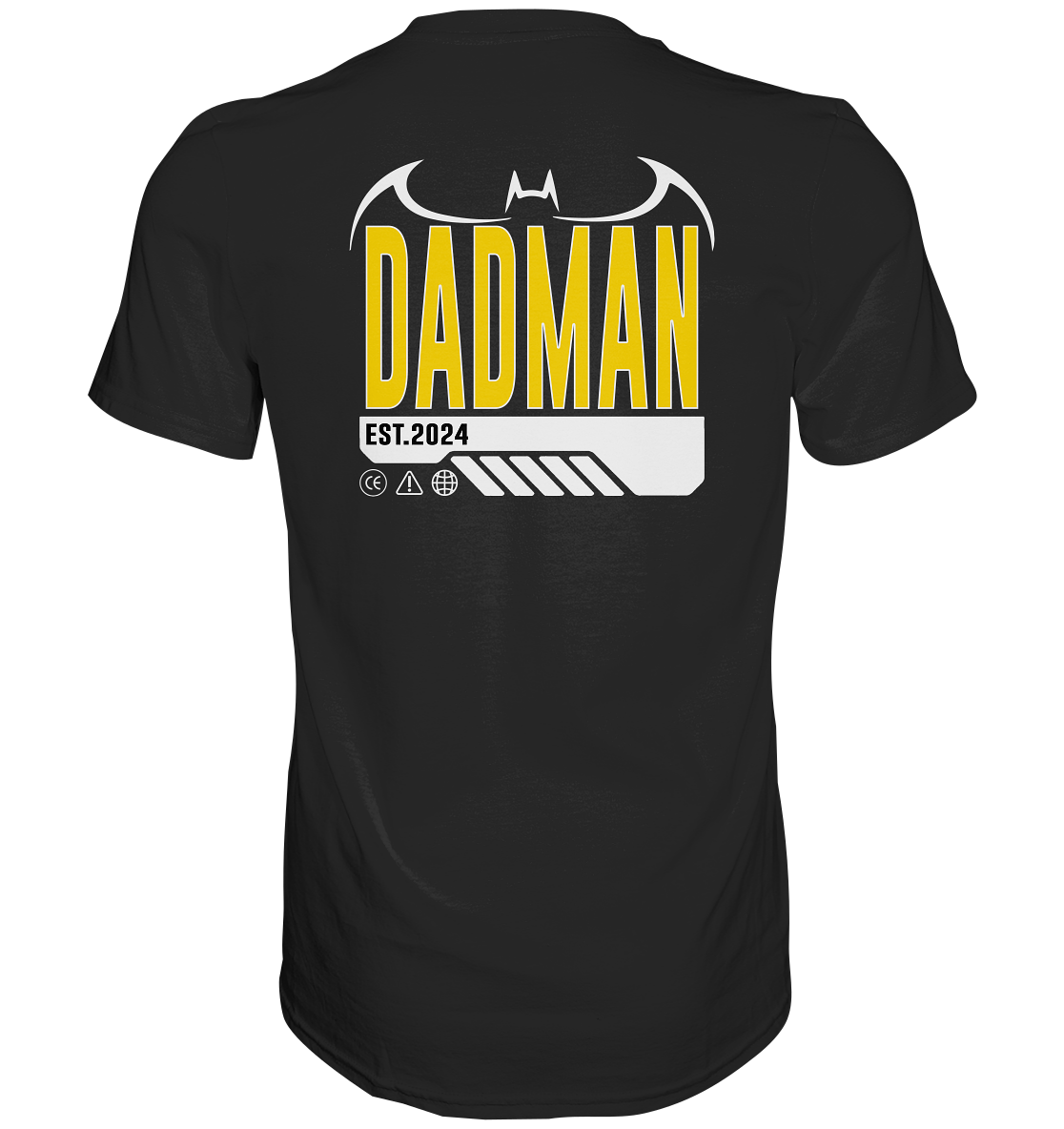 Dadman Streetwear Backprint, Datum personalisierbar - Premium Shirt