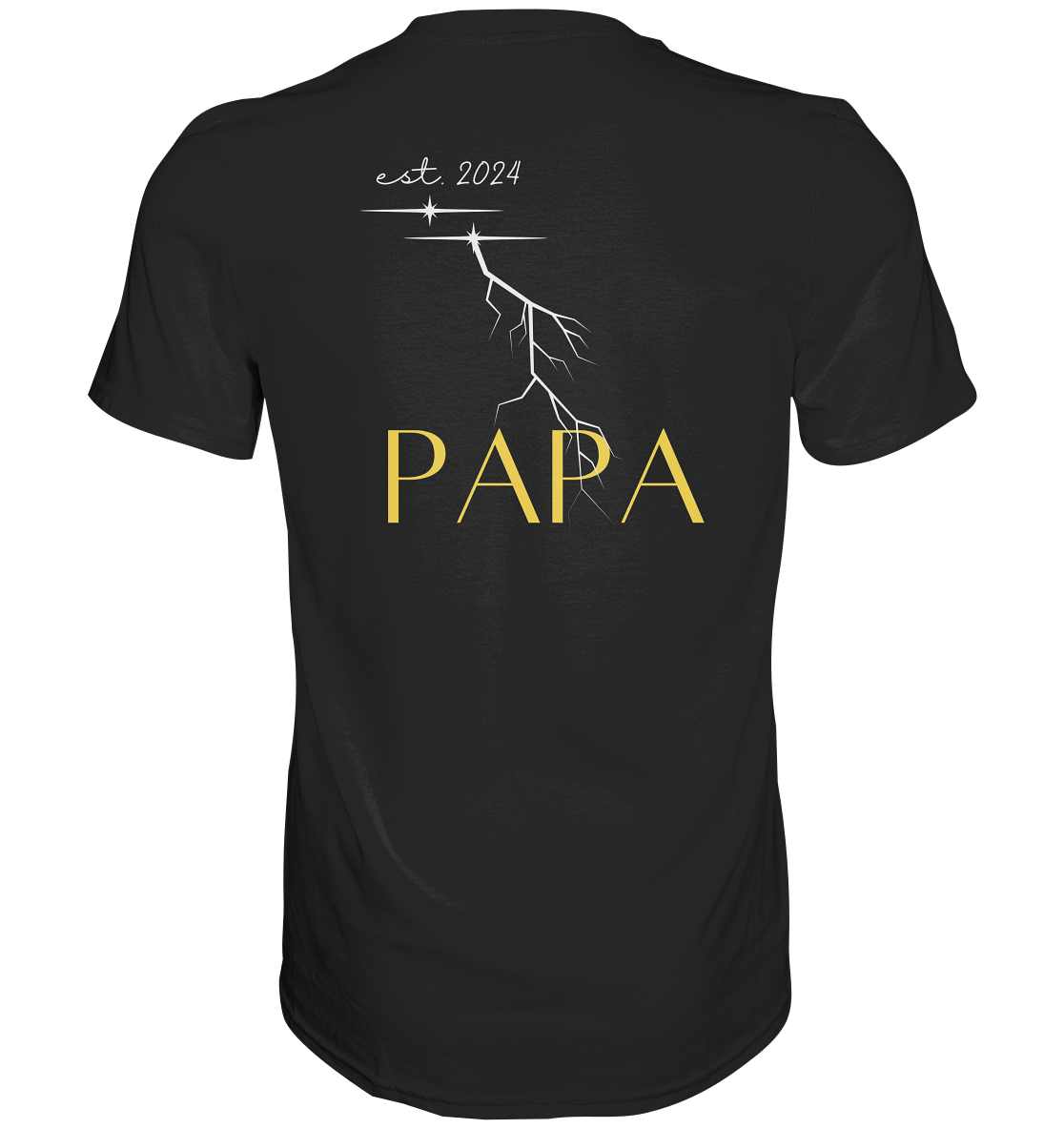 PAPA modern Streetwear, Datum personalisierbar, versch. Farben - Premium Shirt