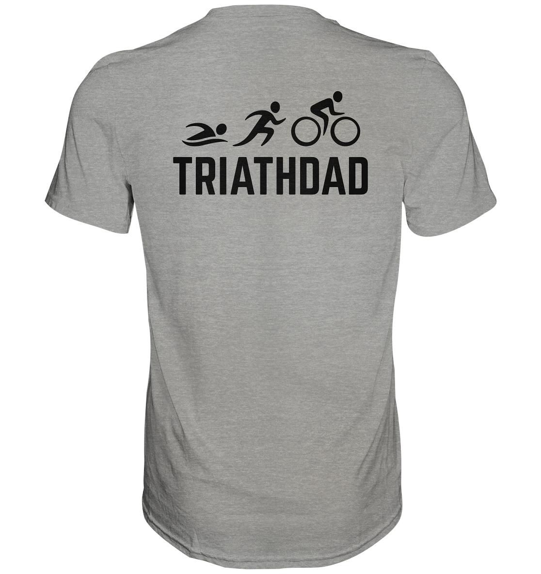 Triathdad, auf Wunsch mit Namen oder Datum, versch. Farben - Premium Shirt