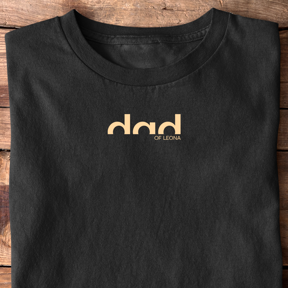 Dad of (Name) personalisiertes T-Shirt