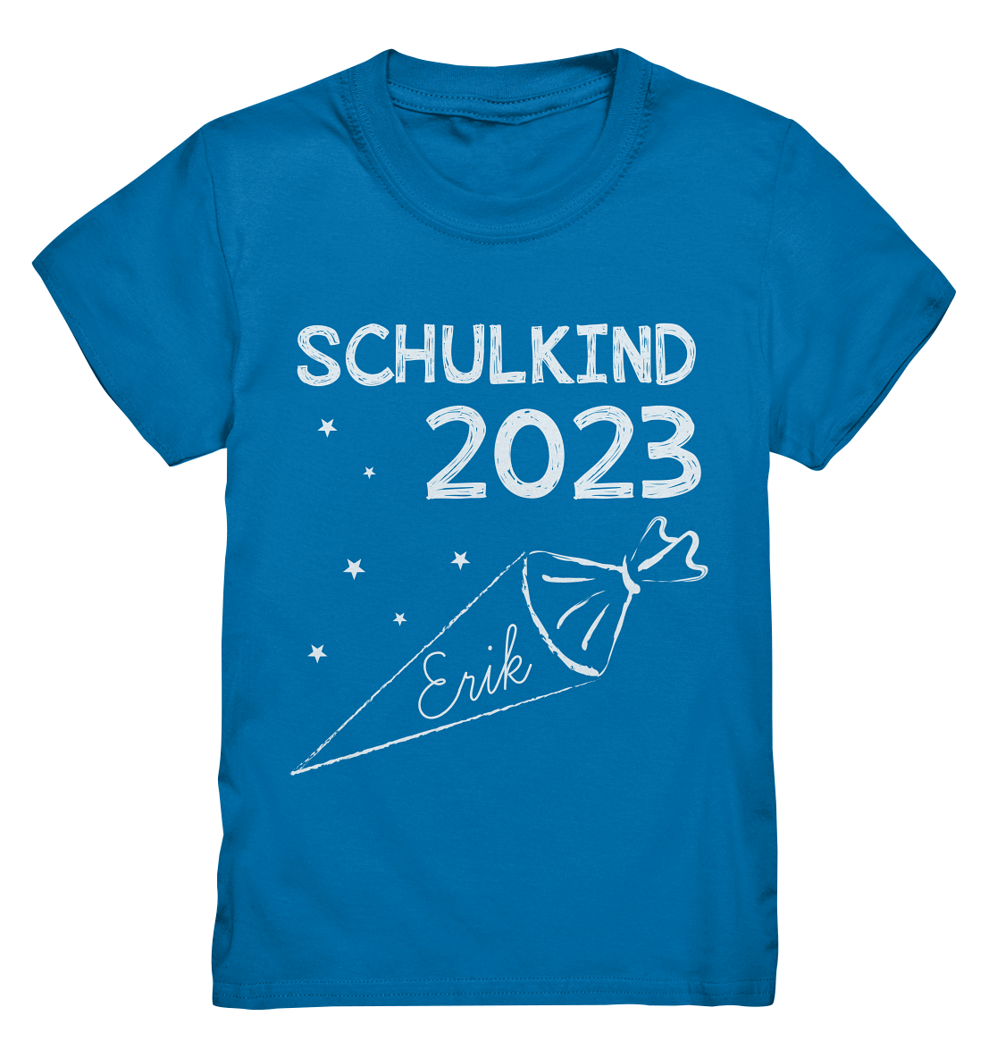 Schulkind 2023 Schultüte - personalisiertes Kindershirt