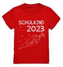 Load image into Gallery viewer, Schulkind 2023 Schultüte - personalisiertes Kindershirt