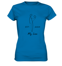 Load image into Gallery viewer, My Love Shirt, personalisierbares Datum,  - Ladies Premium Shirt