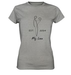 My Love Shirt, personalisierbares Datum,  - Ladies Premium Shirt