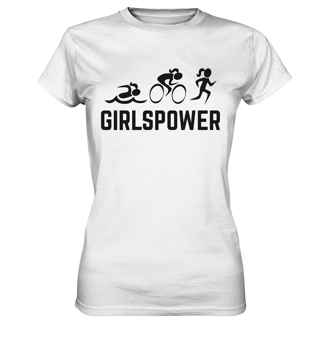 Girlspower, versch. Farben - Ladies Premium Shirt