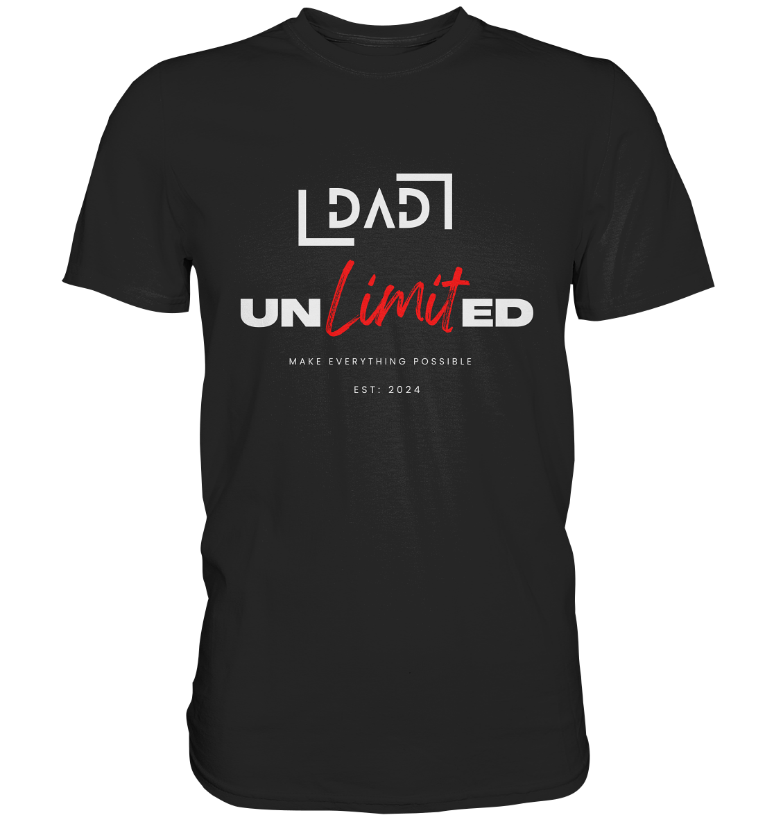 DAD Unlimited, Datum personalisierbar - Premium Shirt