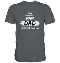 Load image into Gallery viewer, Boy - DAD - Legend Shirt, Name personalisierbar, - Premium Shirt