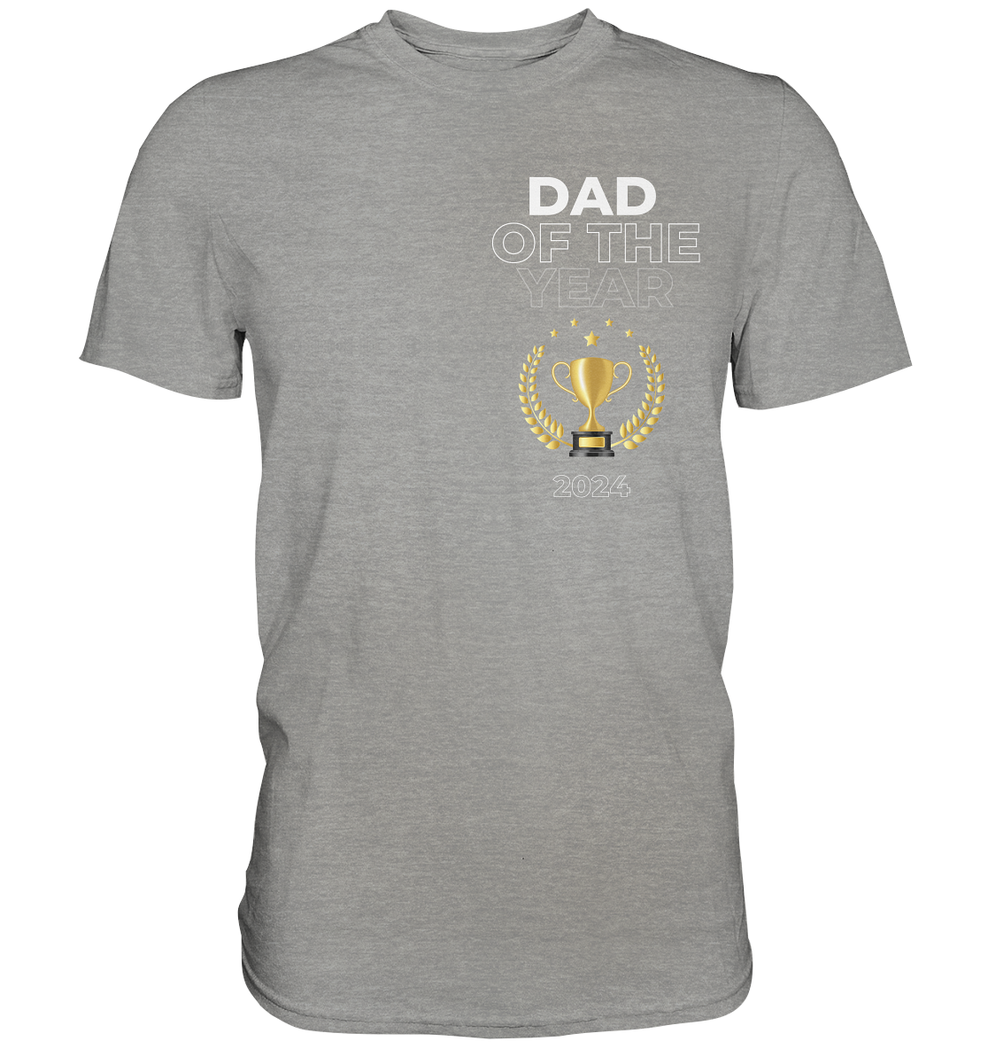 DAD of the Year, Datum personalisierbar - Premium Shirt