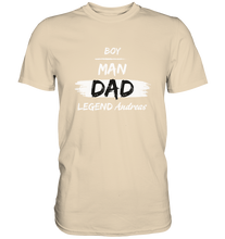 Load image into Gallery viewer, Boy - DAD - Legend Shirt, Name personalisierbar, - Premium Shirt