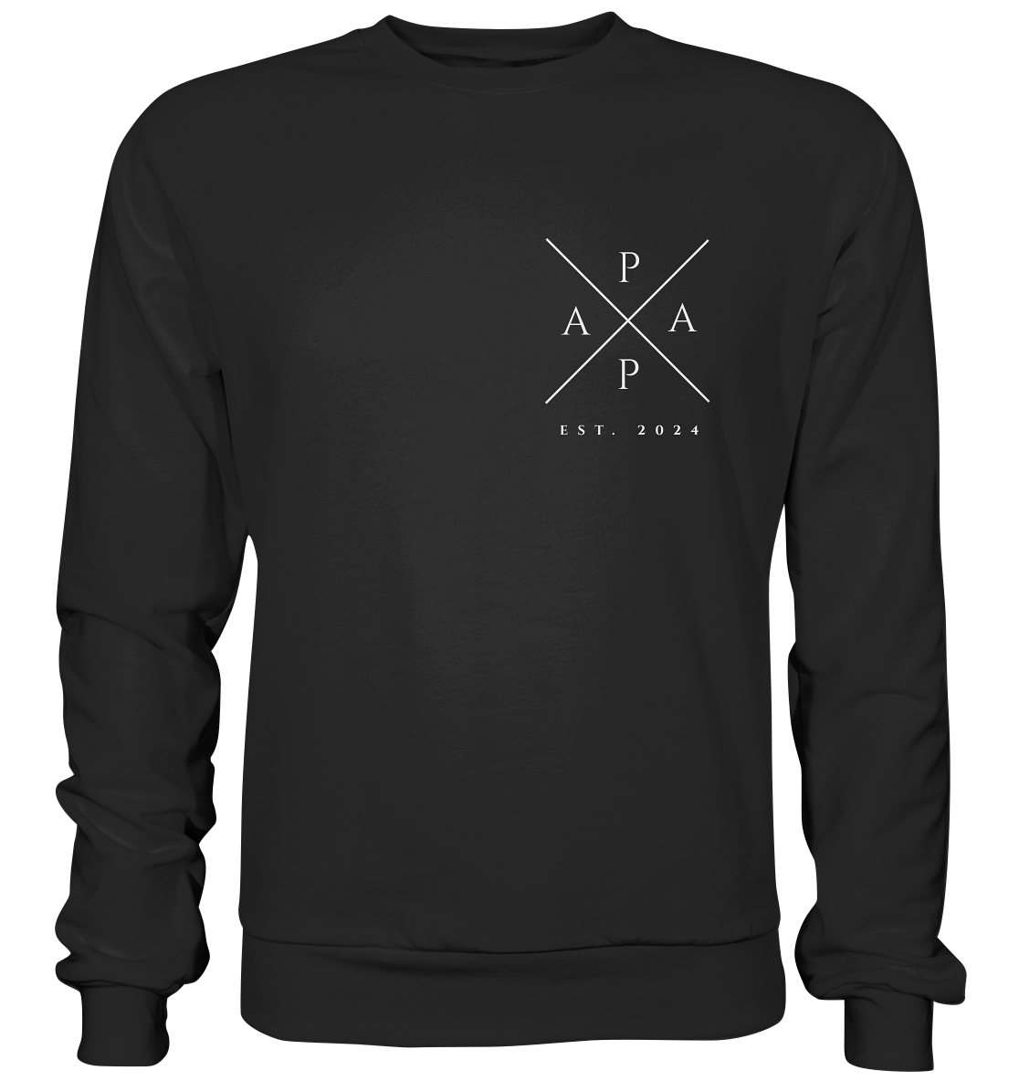 Papa Cross, Premiumsweater, Datum personalisierbar - Premium Sweatshirt