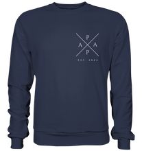 Load image into Gallery viewer, Papa Cross, Premiumsweater, Datum personalisierbar - Premium Sweatshirt