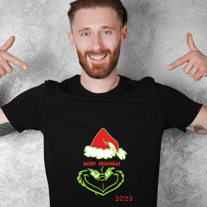 Merry Grinchmas, Datum personalisierbar - Premium Shirt