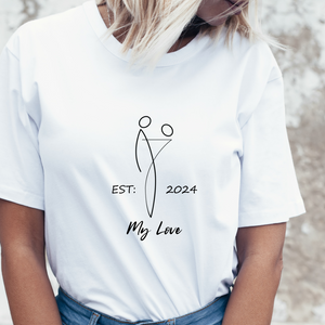 My Love Shirt, personalisierbares Datum,  - Ladies Premium Shirt
