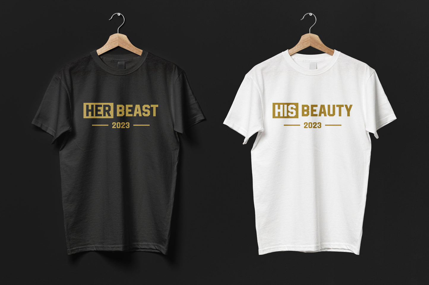 His Beauty & Her Beast Partnerlook Shirt Unisex
