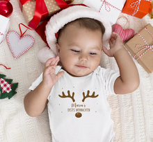 Load image into Gallery viewer, My first Christmas - organic baby body white - personalized name