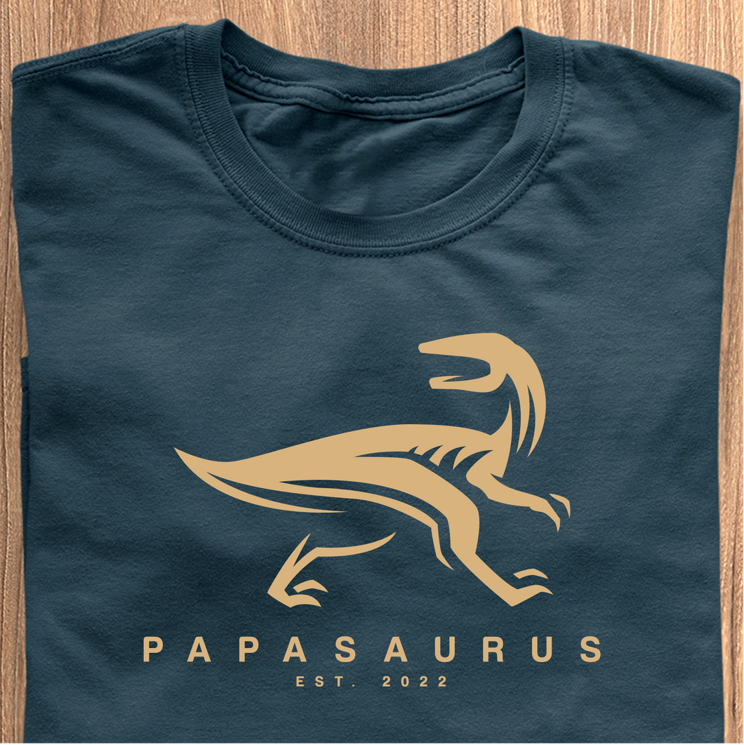 Papasaurus V2 - Date Customizable - Premium Shirt