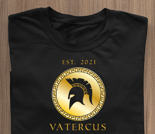 Vatercus T-Shirt Black - Date personalizable