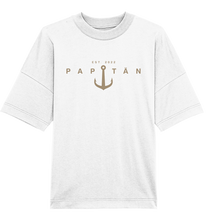 Load image into Gallery viewer, Papitän Modern Edition Oversized Shirt - date can be personalized - 100% organic cotton