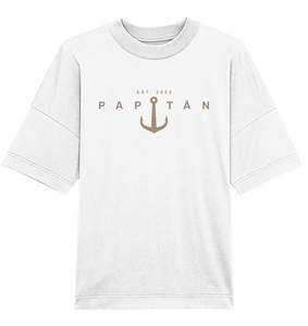 Papitän Modern Edition Oversized Shirt - date can be personalized - 100% organic cotton