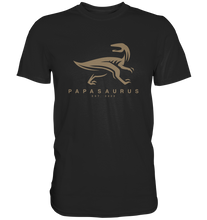 Load image into Gallery viewer, Papasaurus V2 - Date Customizable - Premium Shirt