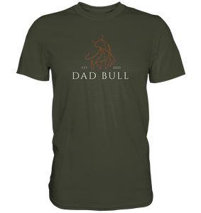 Dad Bull - Date Customizable - Premium Shirt