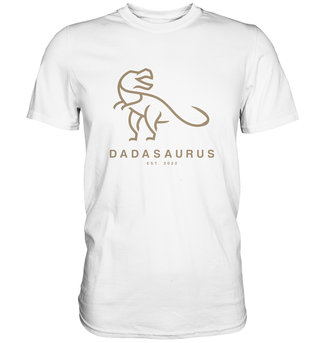 Dadasaurus T-Shirt - date personalisable
