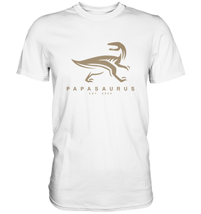 Papasaurus V2 - Date Customizable - Premium Shirt