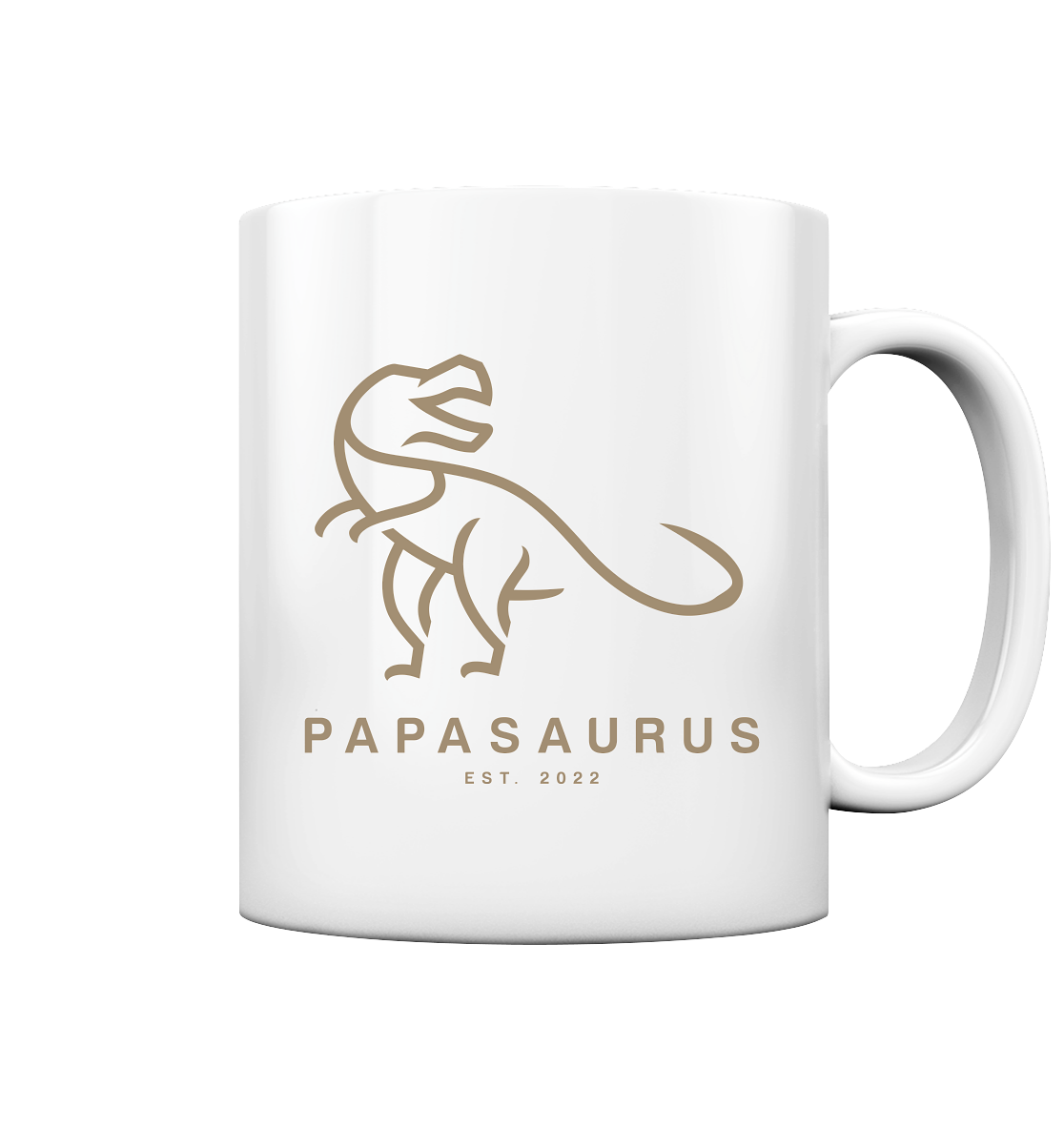 Papasaurus - Tasse glossy