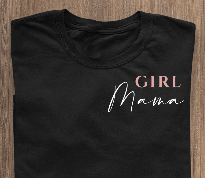 Girl Mom - T-Shirt black