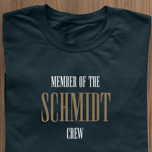 Load image into Gallery viewer, Member of the &quot;Family Name&quot; Crew Men&#39;s T-Shirt - Custom Family Name