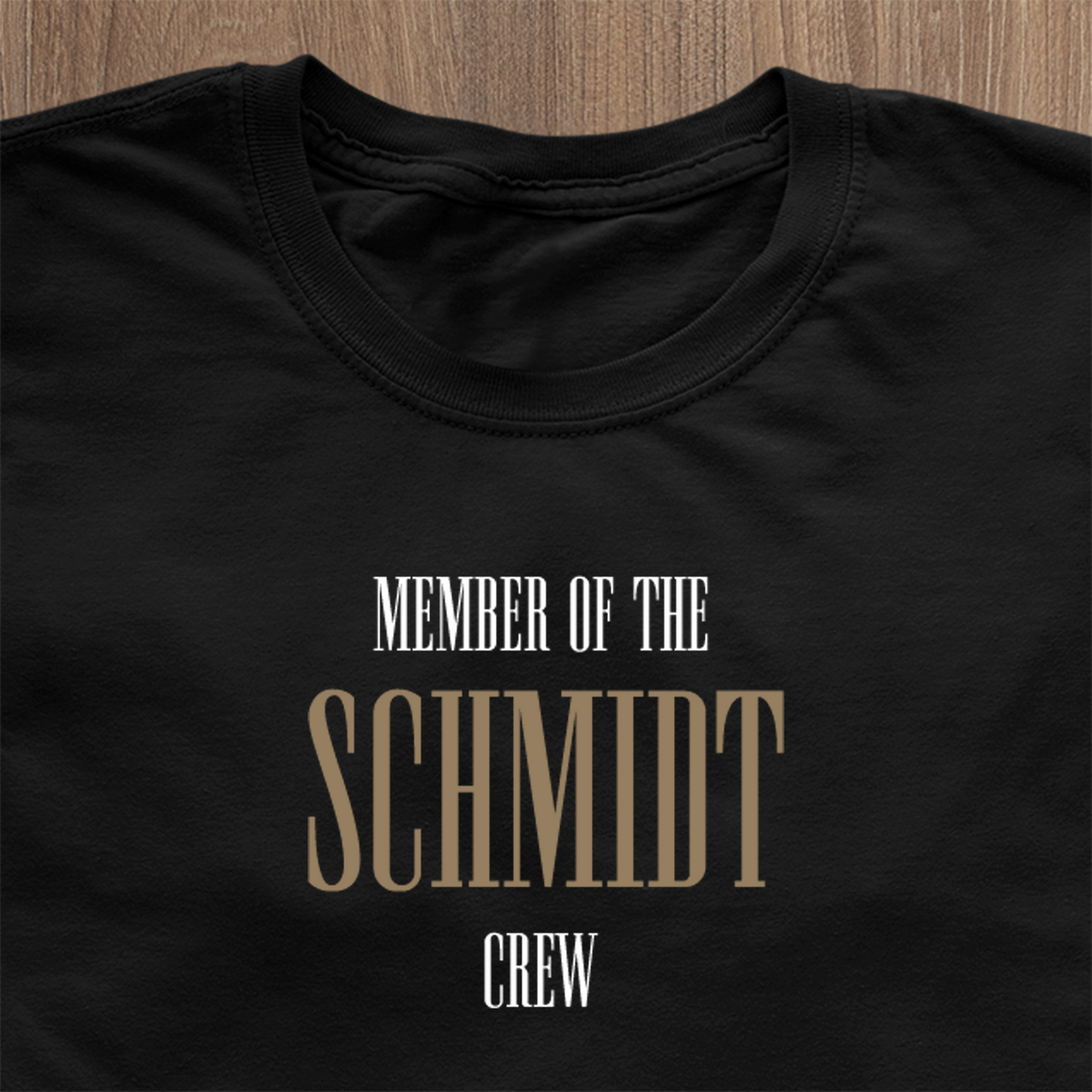 Member of the "Family Name" Crew Men's T-Shirt - Custom Family Name