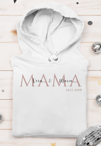 Customizable MAMA hoodie white