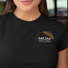Load image into Gallery viewer, MOM WOW t-shirt black